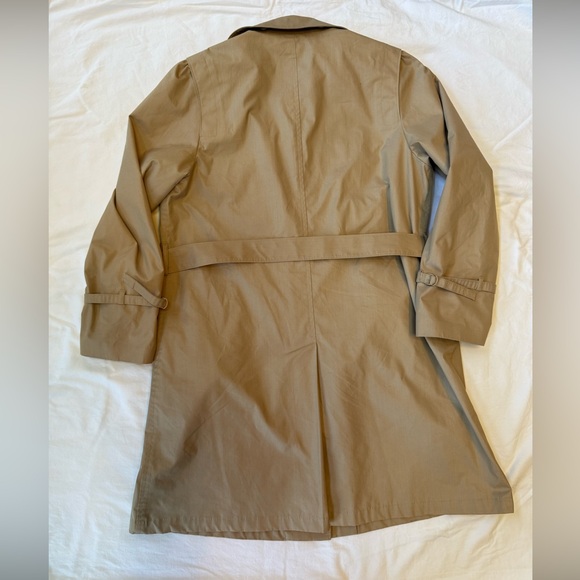 Women's Tan London Fog Trench Coat - Picture 2 of 7